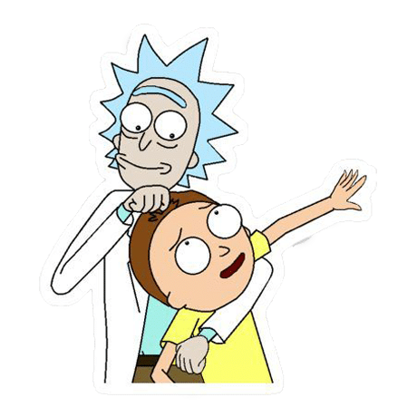 hair-grabing-rick-and-morty